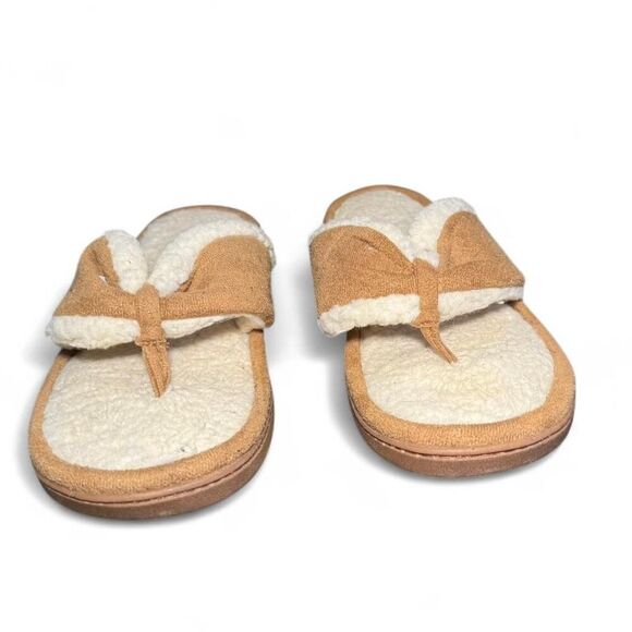 Rockdove Women's Sherpa Comfy Flip Flop Slippers Size XL - Picture 4 of 7